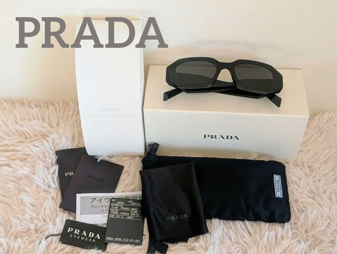 信 新品同様！PRADA プラダ シンボルサングラス New人気モデル□PRADA□PR17WS シンボルサングラス【関税込】 (PRADA