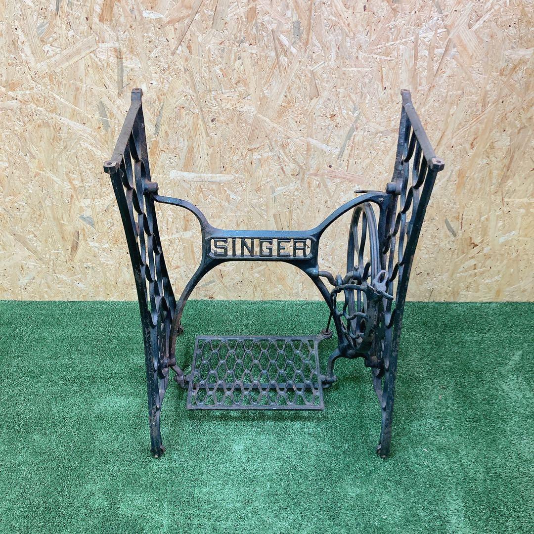 SINGER ミシン台 脚 アンティーク シンガー - メルカリ