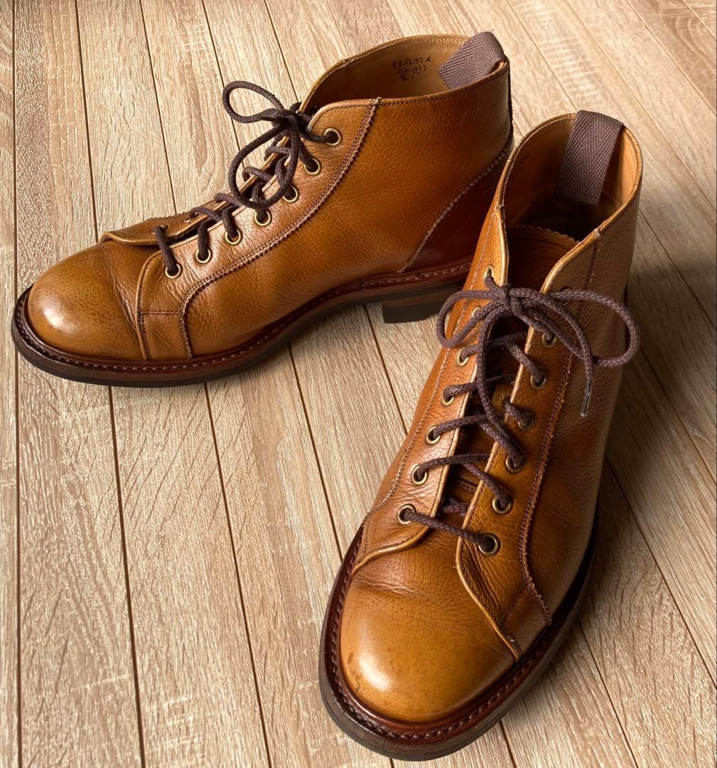 Tricker's MONKEY BOOTS トリッカーズUK8ブラウン 中古・古着通販】Tricker's (トリッカーズ) MONKEY BOOTS ブラウン