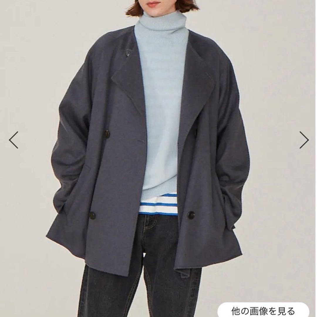 17日迄ギャルリーヴィーウールダブルフェイス カラーレストレンチ