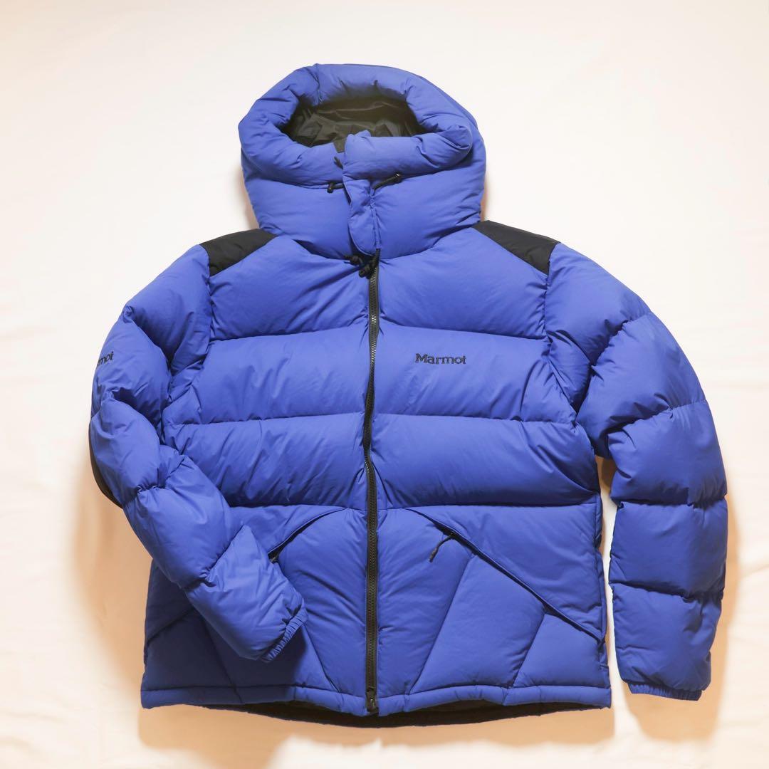 Marmot PARBAT Parka ダウン マーモット デサント 青 - メルカリ