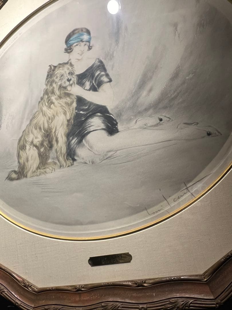 antique ルイ・イカール 銅版画 直筆サイン - メルカリ