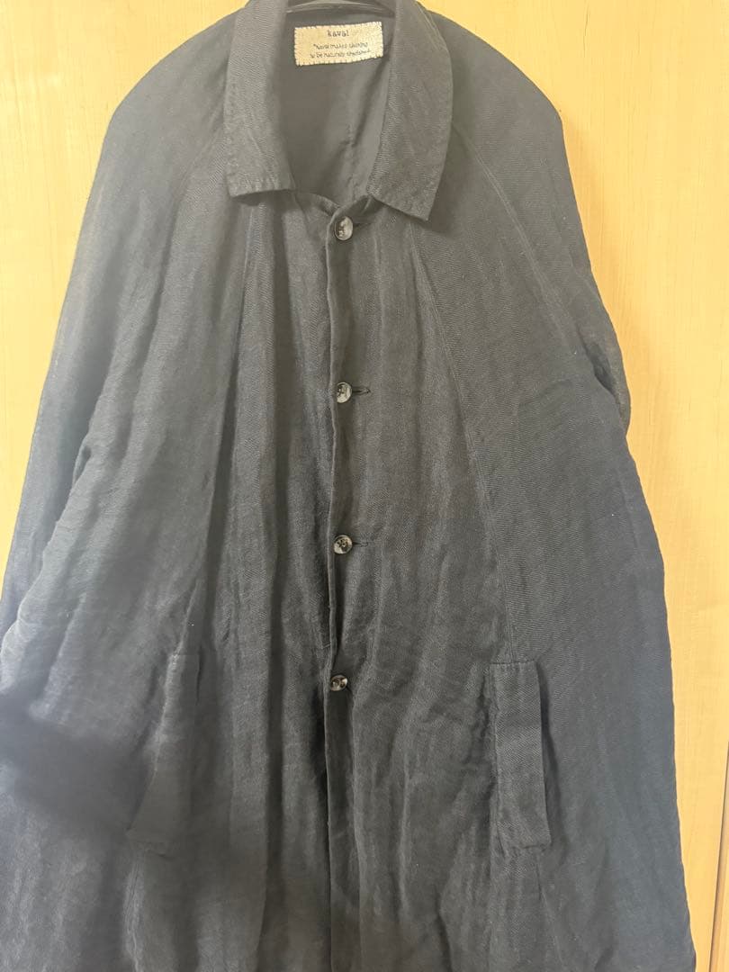 美品 kaval linen dochu coat Dohchu coat (Wool linen twill) col.khaki | Re;li