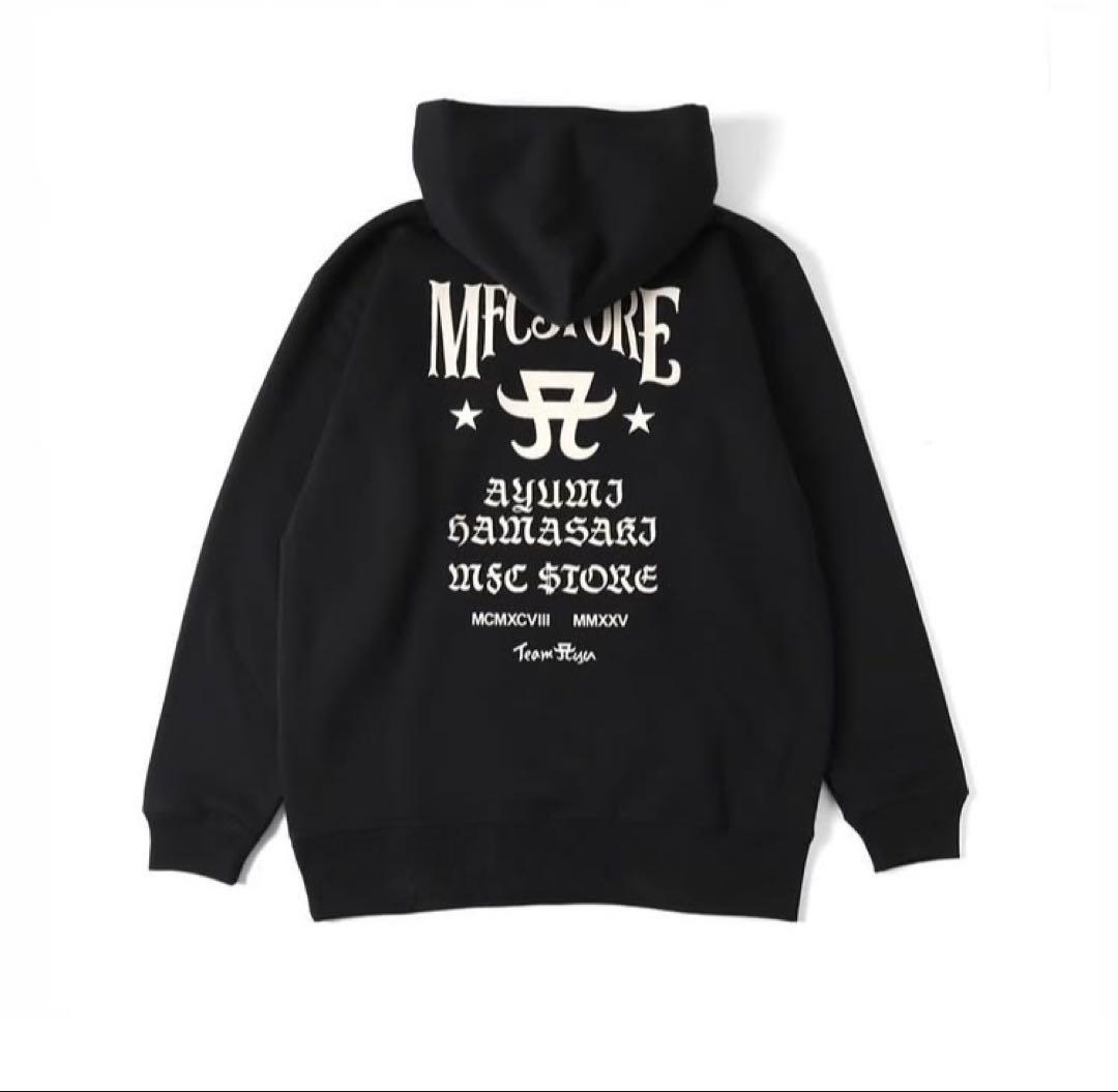 浜崎あゆみ MFC STORE フーディー パーカー ブラック M 仙台限定