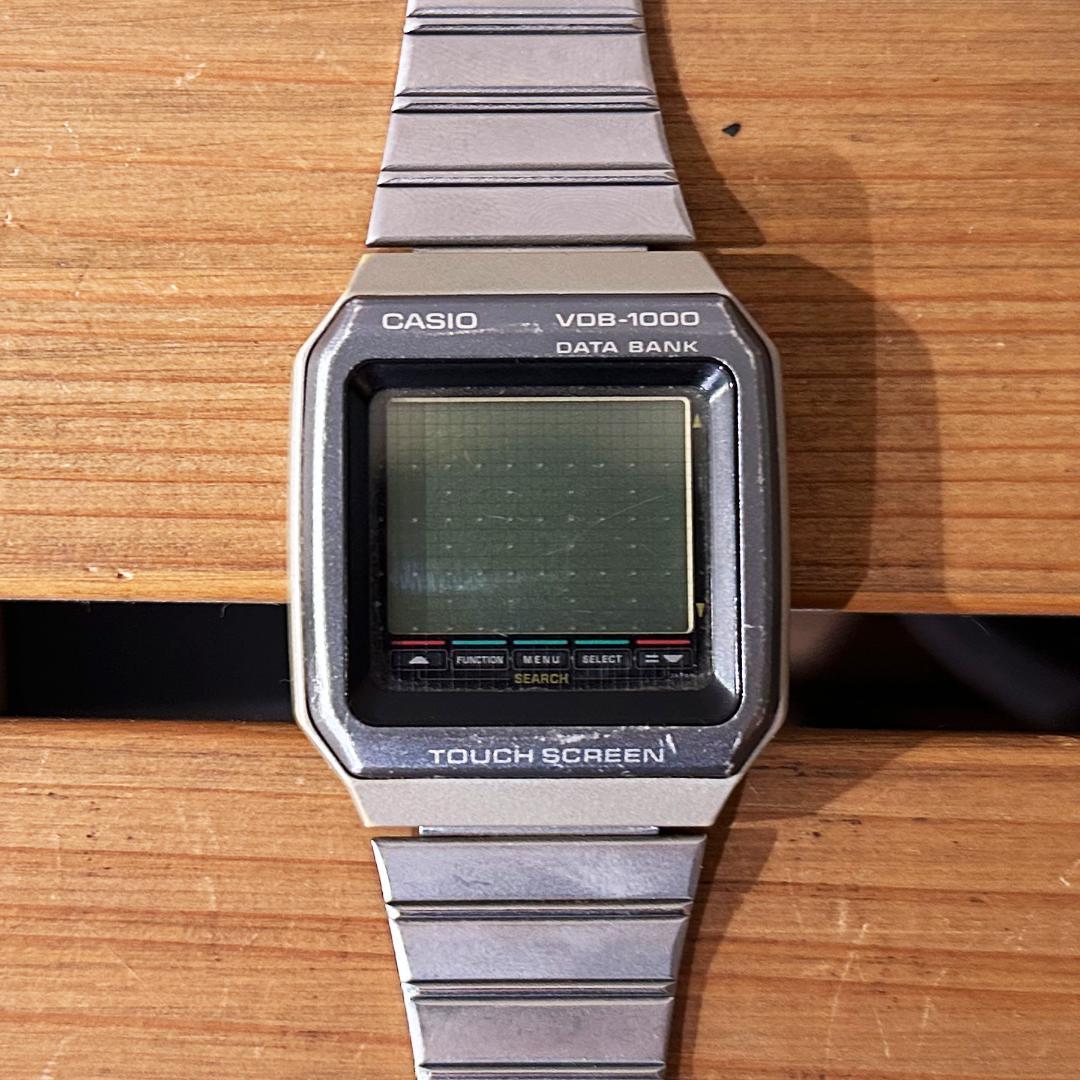 ジャンク品】カシオ データバンク 初代タッチスクリーン VDB-1000