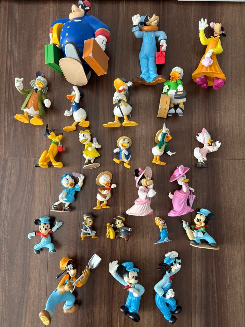 超希少】レトロディズニーミッキー&フレンズフィギュア24体まとめ売り