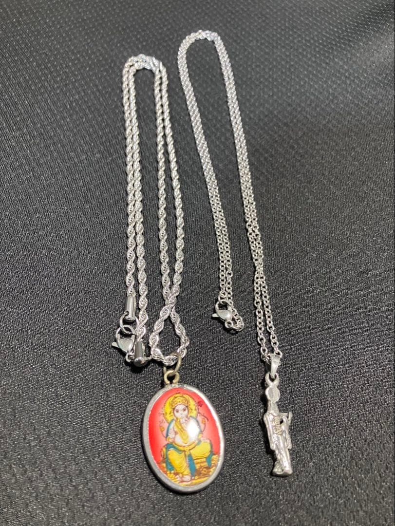 藤井風 着用 ペンダント セット ネックレス オーム ガネーシャ