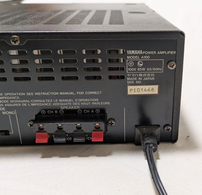 YAMAHA A100 パワーアンプ - メルカリ