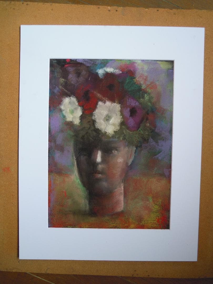 絵画 anemone 肉筆油彩画 アネモネ 小林 幸三 F10号 美術品 絵画 : アートの友社