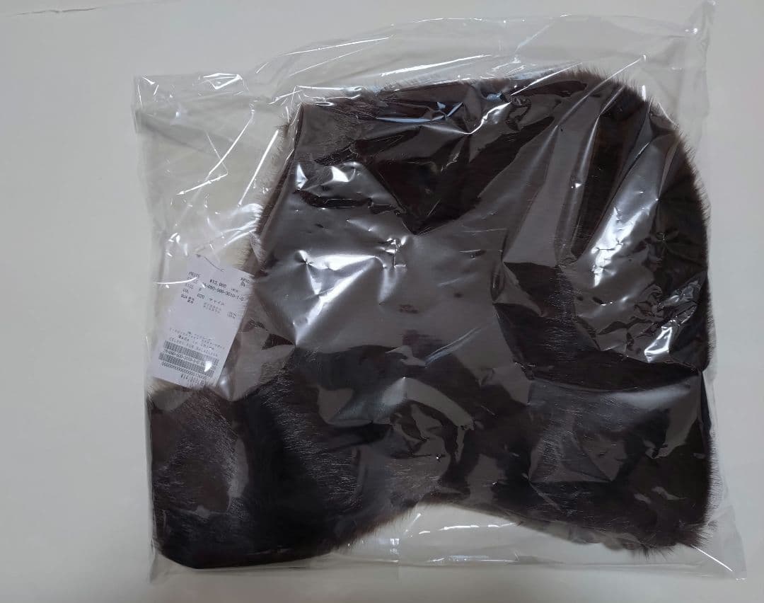 新品タグ付ドゥーズィ【CELERI/セルリ】FUR BALACLAVA ブラウン CELERI/セルリ】 FUR BALACLAVA（その他ファッション小物）｜Deuxieme