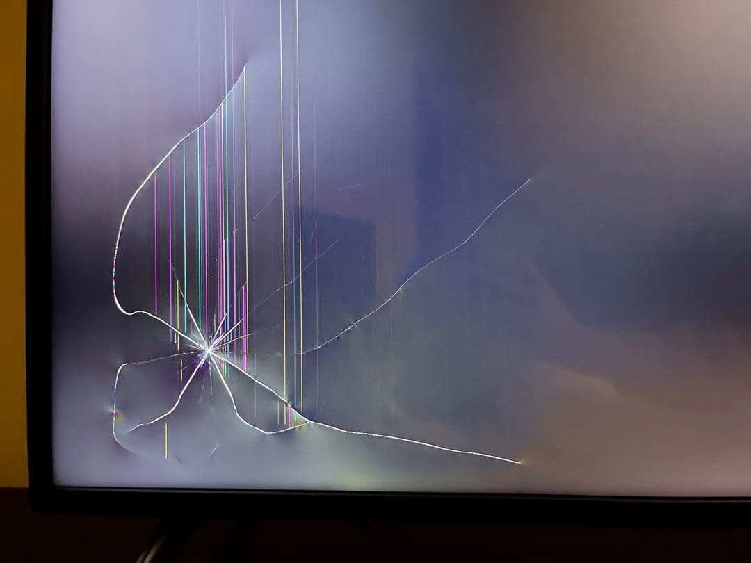 SONY 4K液晶テレビ ジャンク品 液晶割れ - メルカリ