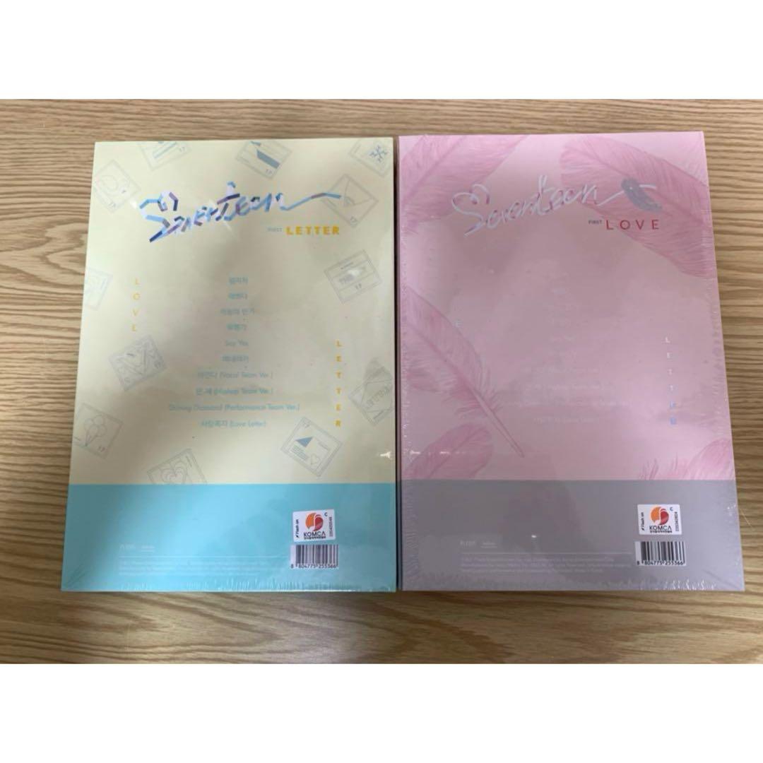 seventeen セブチ アルバム first love letter 未開封 - メルカリ