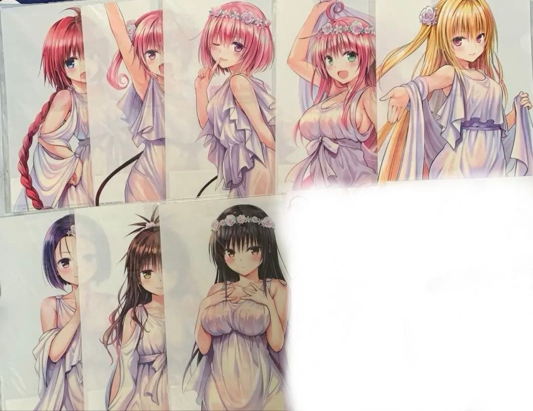 ToLOVEる 原画展 凱旋 クリアファイル　8種セット ToLOVEる原画展 凱旋 唯 A3クリアポスター | Goo Goo Dept.