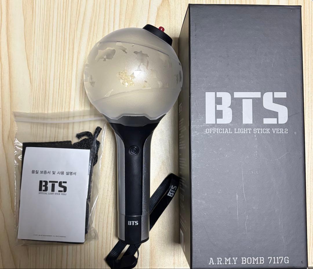 BTS Official Light Stick Ver2 ペンライト アミボム - メルカリ