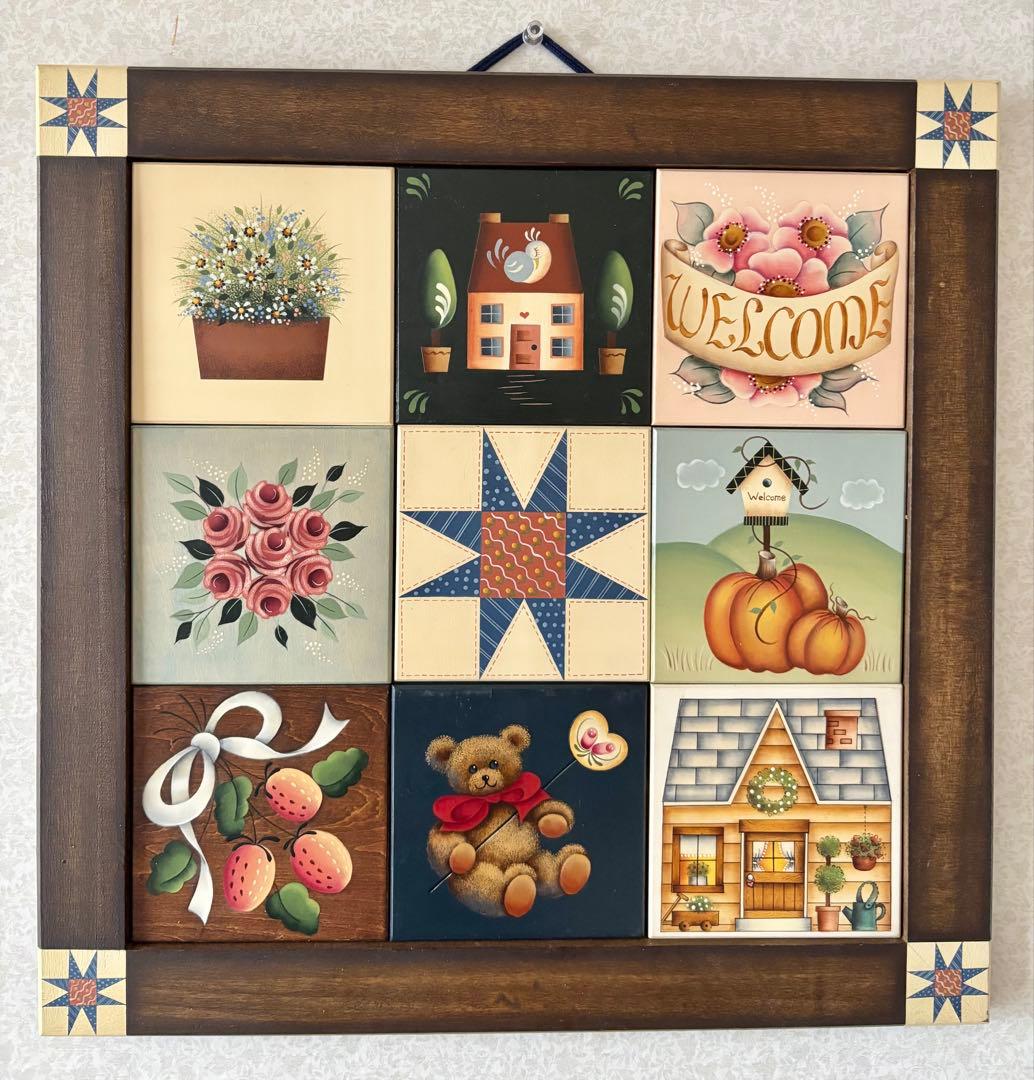 トールペイント壁掛け作品9枚サンプラーの通販はau PAY マーケット