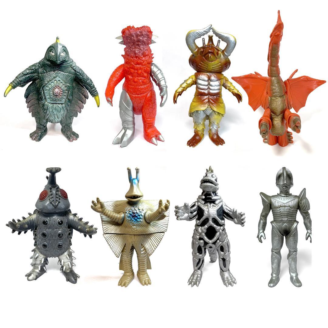 バンダイ ソフビ ウルトラコレクション 1980年代 初版 8体