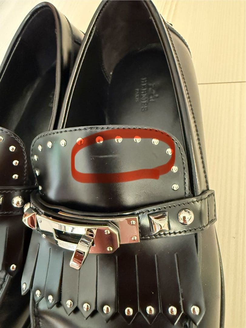 エルメス　モカシン《デスタン》38