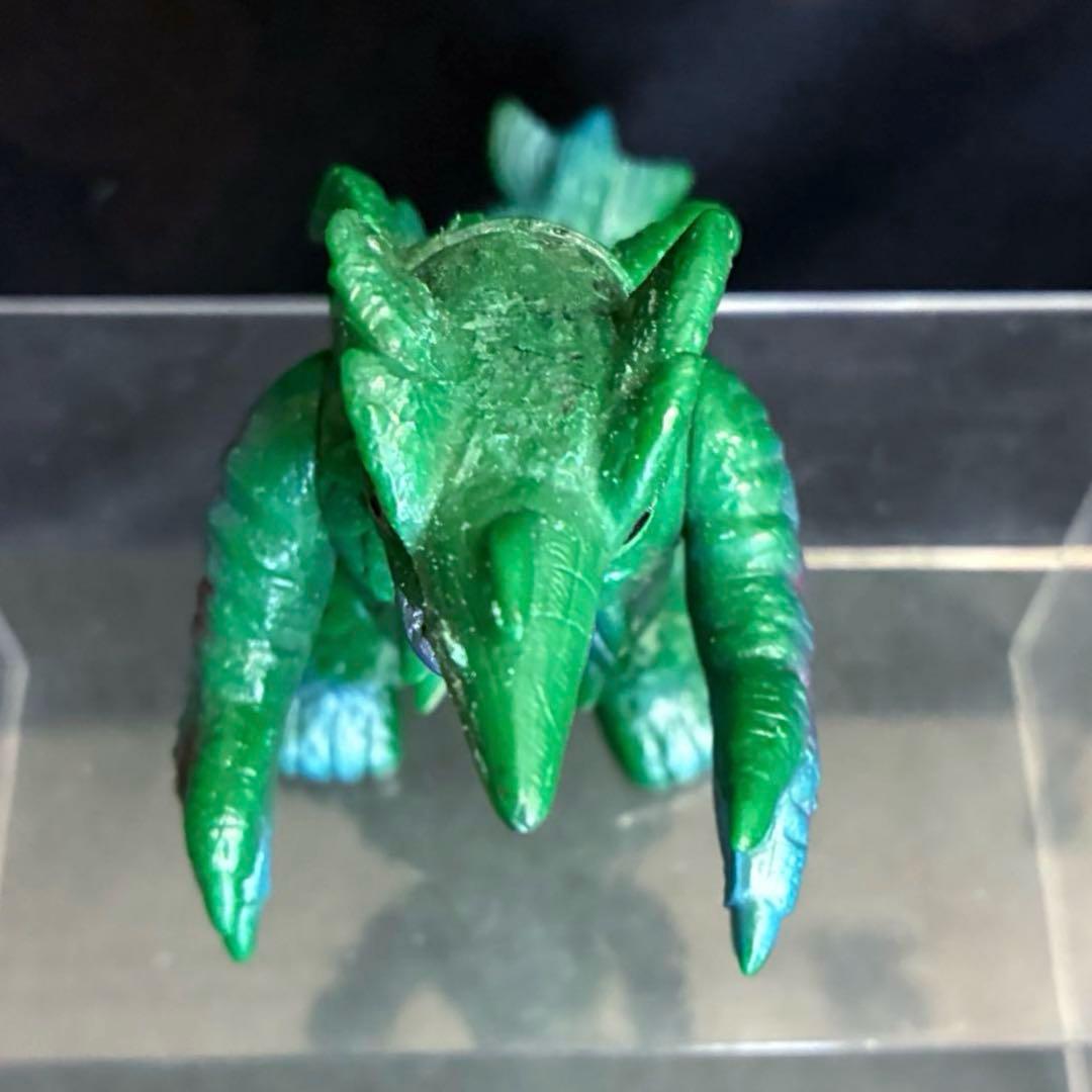 当時物】□超獣 ガラン ソフビ /ポピー キングザウルス 足型/ A怪獣