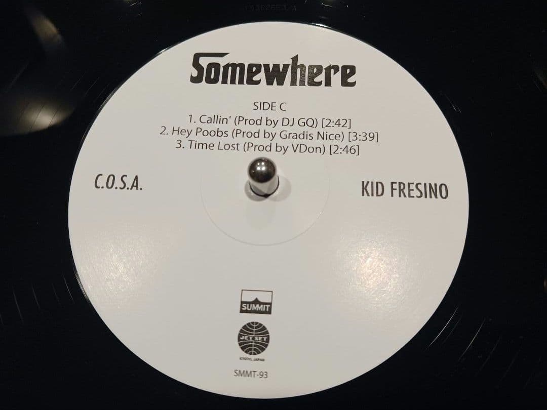 C.O.S.A. × KID FRESINO / Somewhere《レコード》