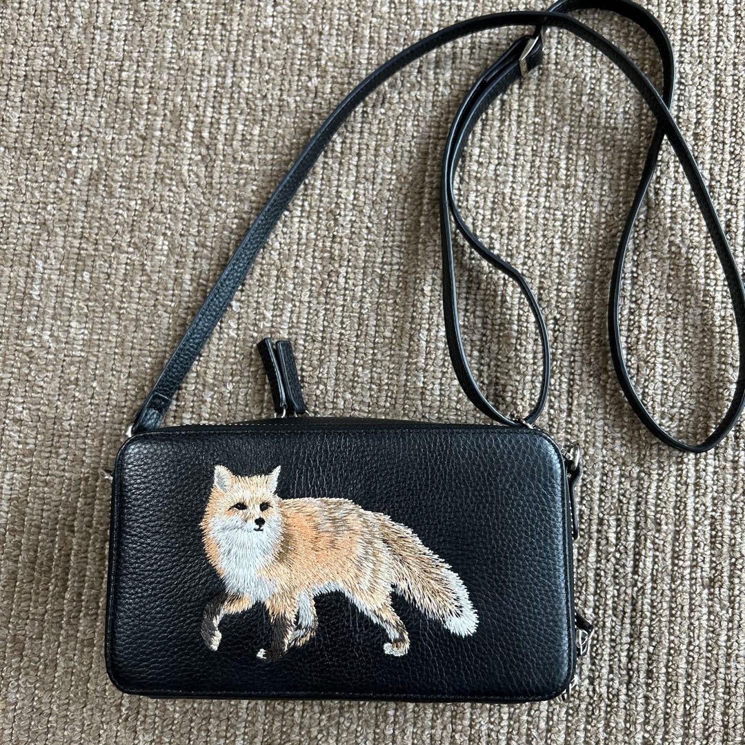 ear PAPILLONNER 完売品 フォックスショルダーバッグ - メルカリ