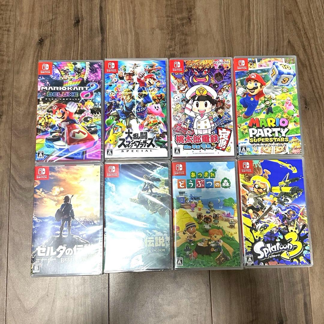 Nintendo Switch ソフト8本　新品未開封 Nintendo Switch - Nintendo Switch ソフト8本 新品未開封の通販 by た