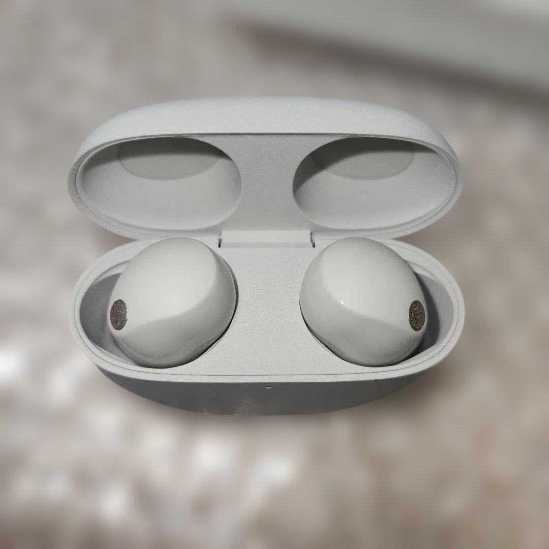 美品 SONY ワイヤレスイヤホン WF-1000XM5 プラチナシルバー SONY（ソニー） 新品未開封品 WF-1000XM5 (S) [プラチナシルバー