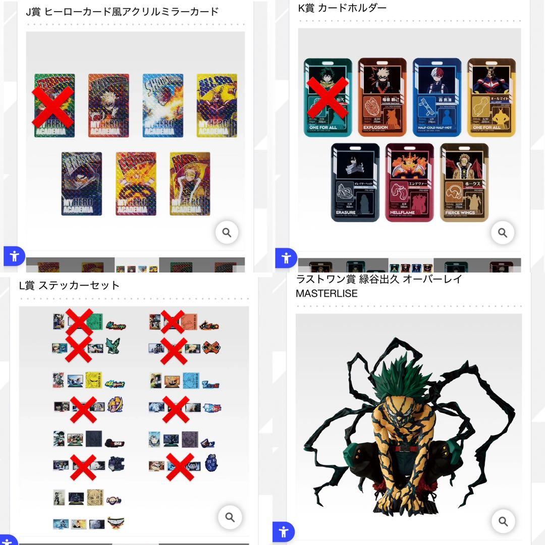 一番くじ 僕のヒーローアカデミア -更に向こうへ- (40種まとめ売りセット)