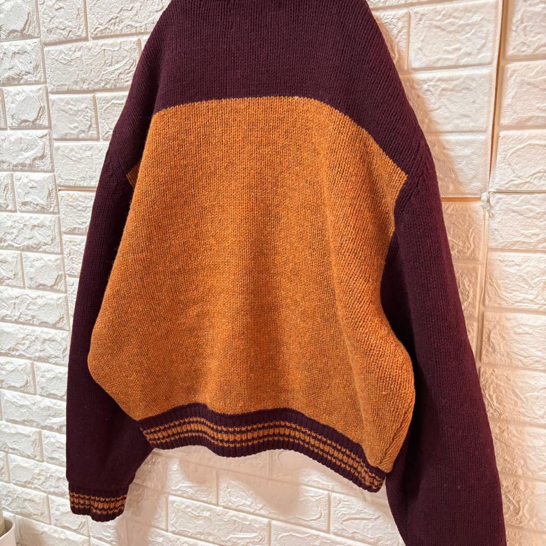 ハーレーダビッドソン ウールニット カウチンニット ニットブルゾン