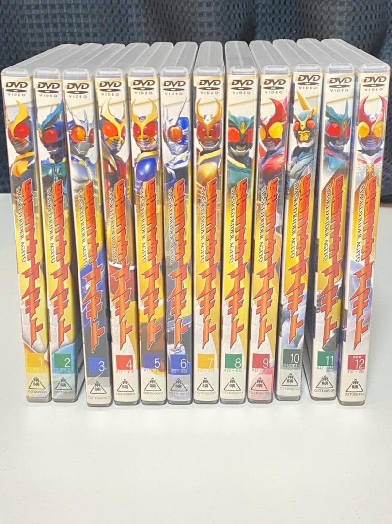 仮面ライダーアギト 1〜12巻 完結 DVD 全12巻セット ヒーロー 匿名配送 -