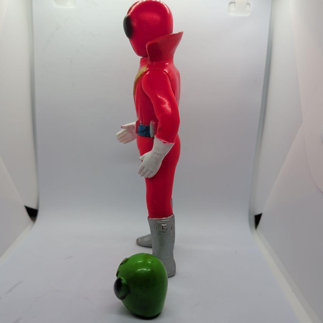 《昭和レトロ》秘密戦隊ゴレンジャー　アカレンジャー　ソフビ　パチ