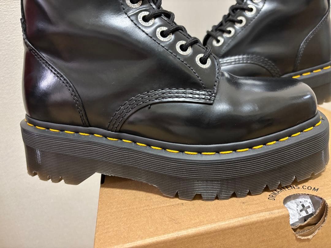 Dr. Martens 1490 QUAD SQUARED 10ホール 厚底 - メルカリ