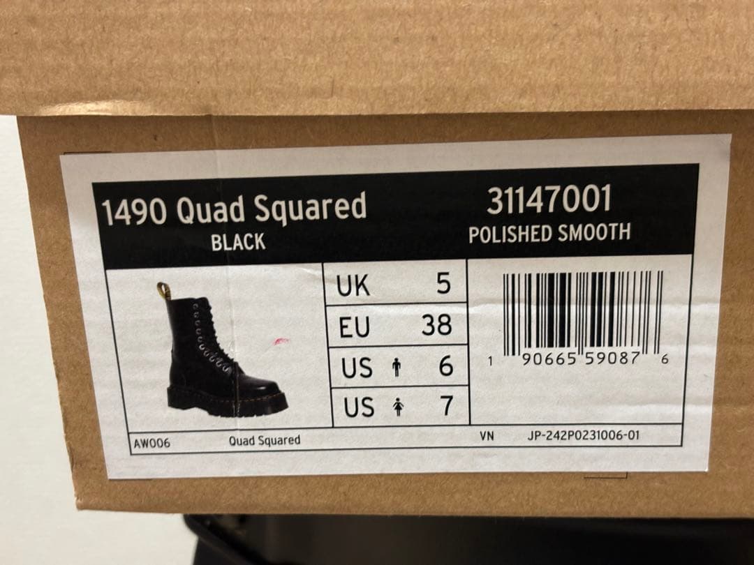 Dr. Martens 1490 QUAD SQUARED 10ホール 厚底 - メルカリ