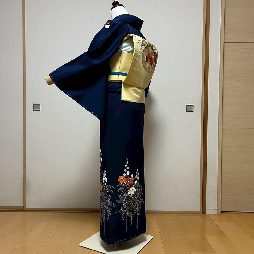 モ 正絹 友禅 訪問着 フルセット 未着用 卒業式 入学式 七五三 【ミト