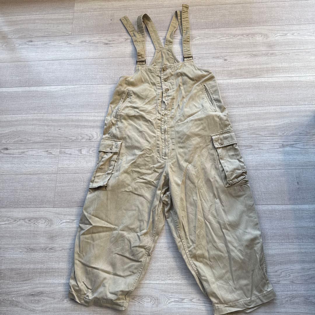 ヨウジヤマモト　ベージュ カーキ　オーバーオール STAFF STYLING｜THE SHOP YOHJI YAMAMOTO