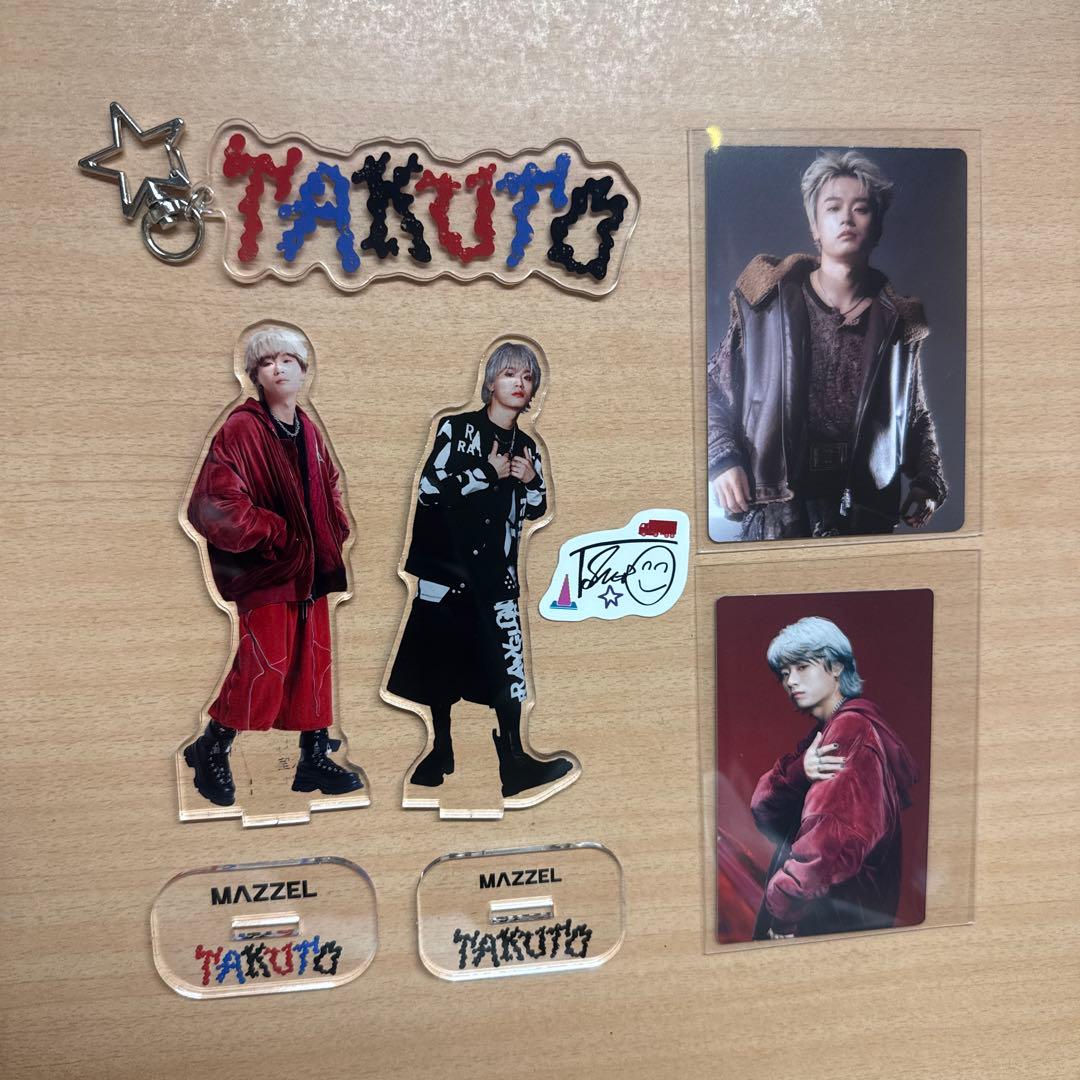 MAZZEL TAKUTO アクリルスタンド・キーホルダー・トレカ・ステッカー