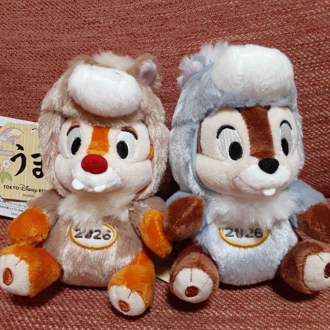 チップとデール 干支ぬいぐるみバッジ 午年 東京ディズニーリゾート