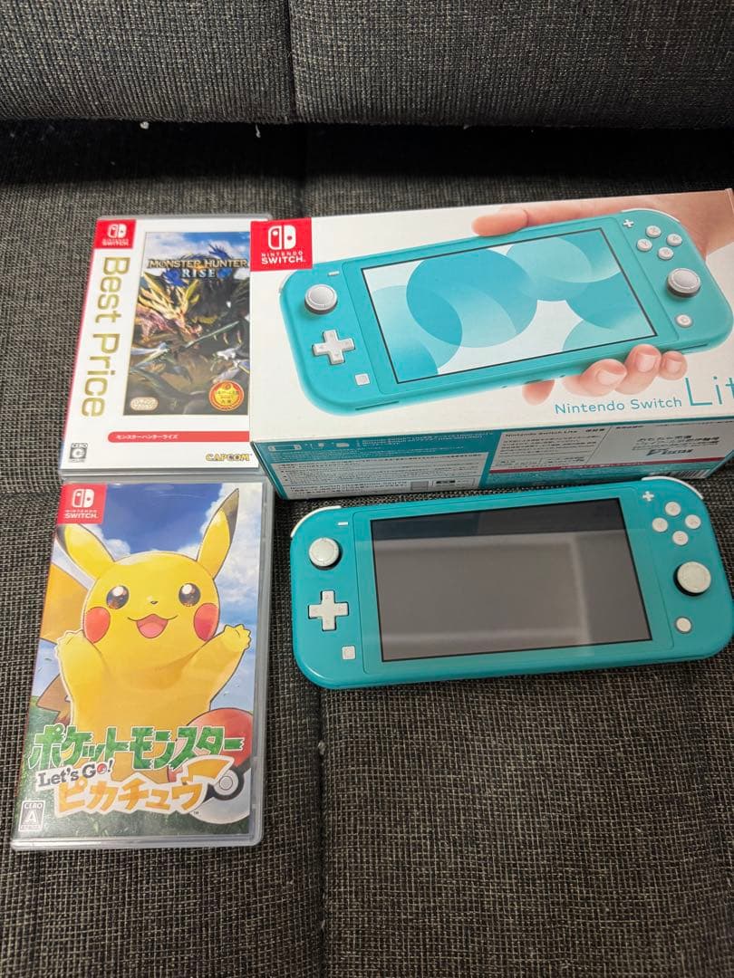 Nintendo Switch Lite ターコイズ + ポケモンソフト Nintendo Switch Lite ターコイズ + ポケモンソフト Nintendo Switch