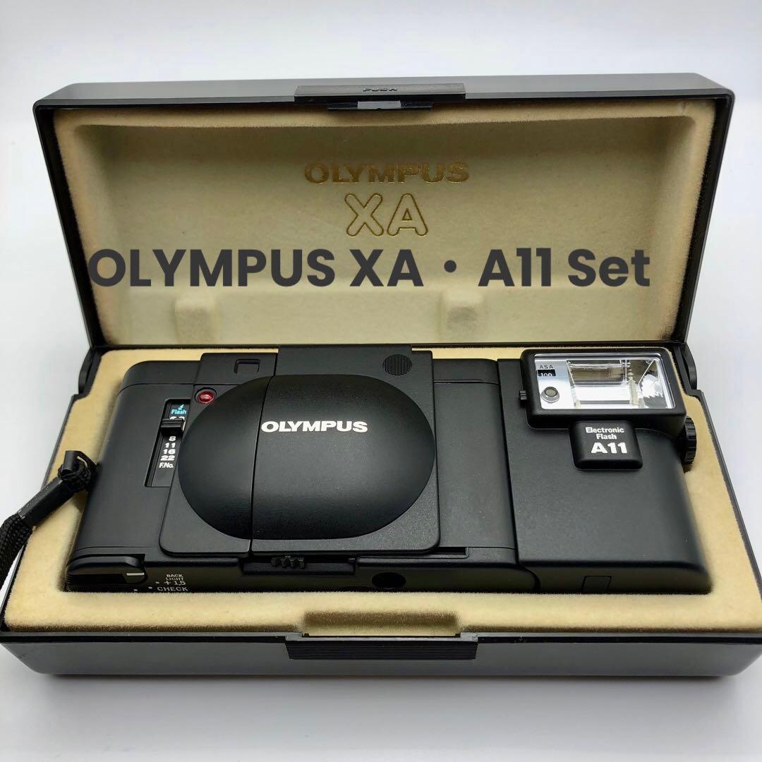 【名品】OLYMPUS XA 35ｍｍ F2.8 A11 付きフィルムカメラ Amazon | Olympus XA A11付き | コンパクト 通販
