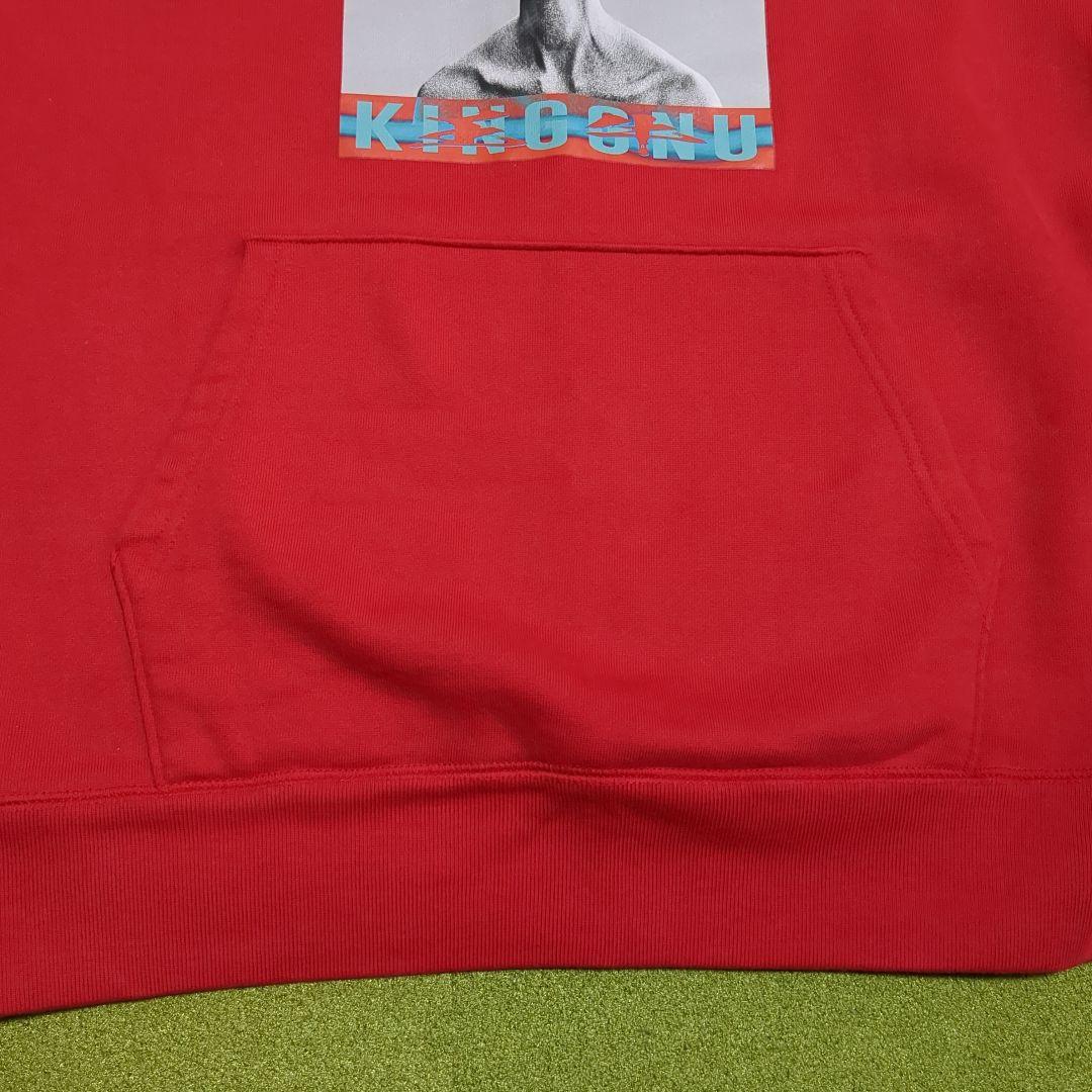 King Gnu オフィシャルパーカー 白日 Lサイズ赤 - メルカリ