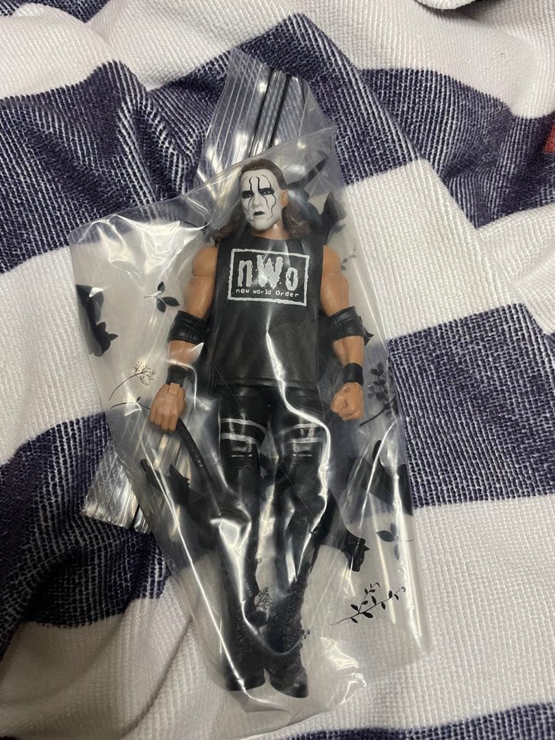 WWE マテル　エリート　nWo スティング カスタムフィギュア Amazon.co.jp: Mattel WWE エリートコレクション アクションフィギュア