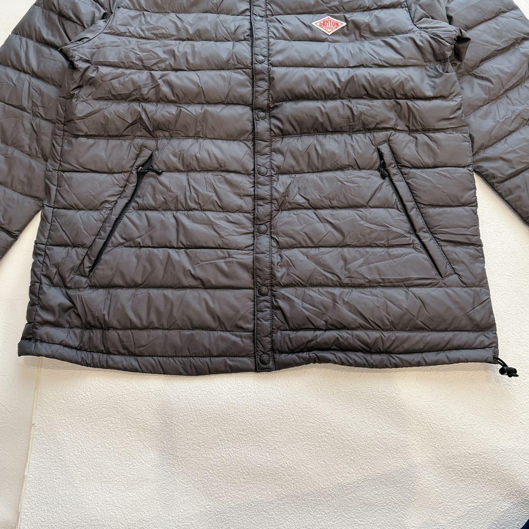 極美品✨DANTON ダントン ライトダウン インナーダウン 42 カーキ XL