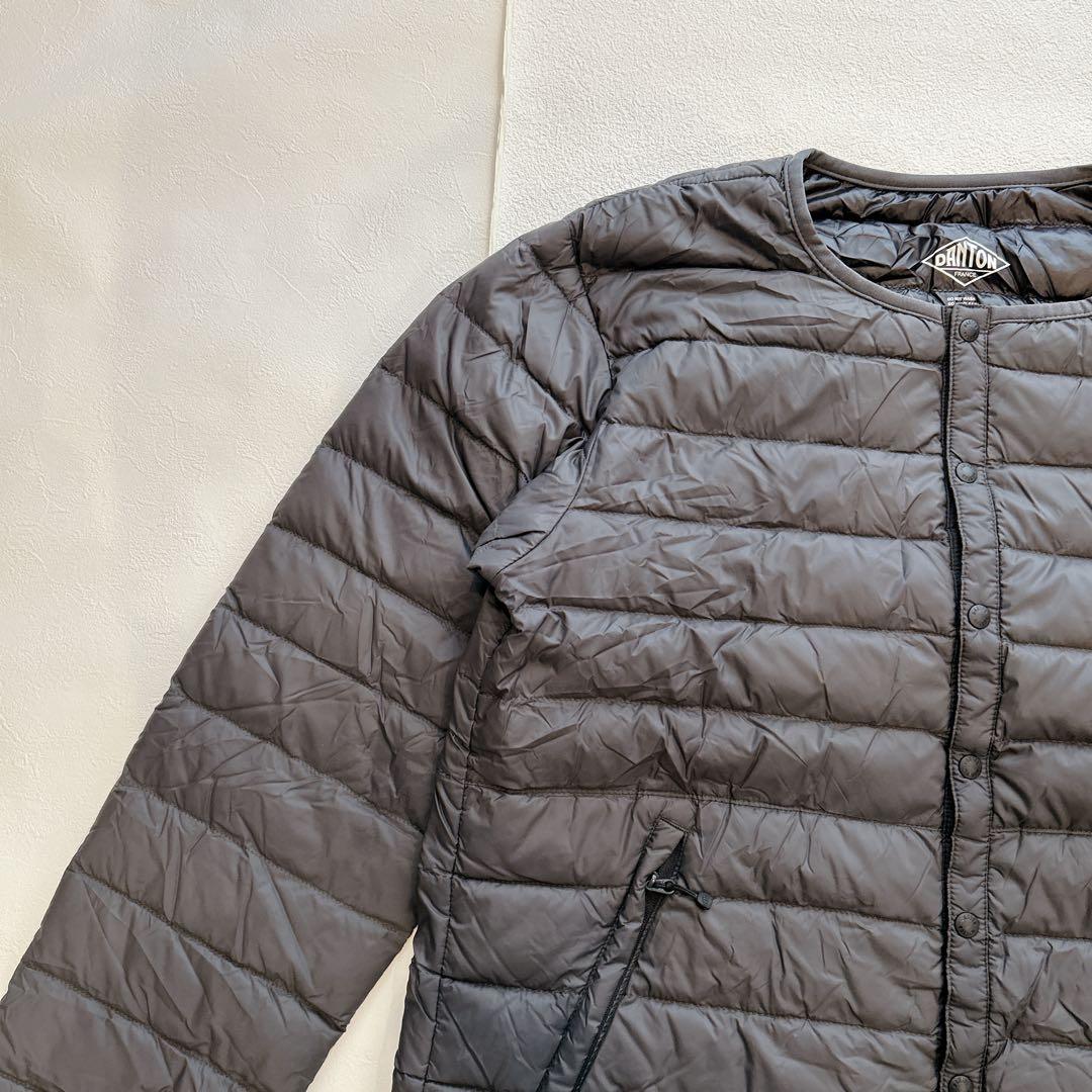 極美品✨DANTON ダントン ライトダウン インナーダウン 42 カーキ XL