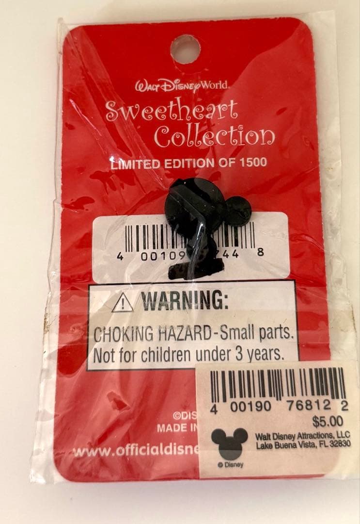 ディズニー バレンタイン チップとデール ピンズ ピンバッジ 2005 WDW