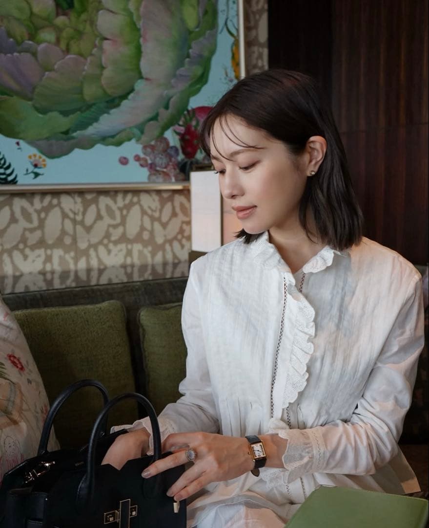 L'aube Blanc Geometric Lace Blouseの通販はau PAY マーケット - 輸入