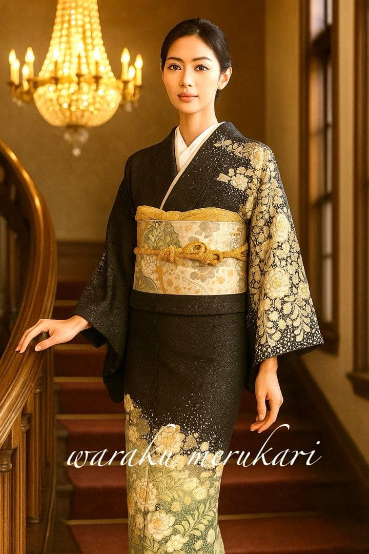 逸品、『吉乃一廉、幻の辻が花』銀通し、暈し染め、訪問着一式 - メルカリ