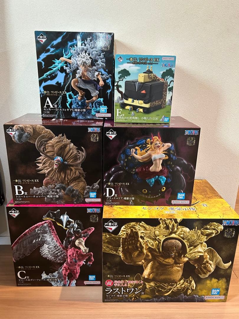 ☆ 一番くじ ワンピースEX 悪魔を宿す者達 フィギュア コンプリート