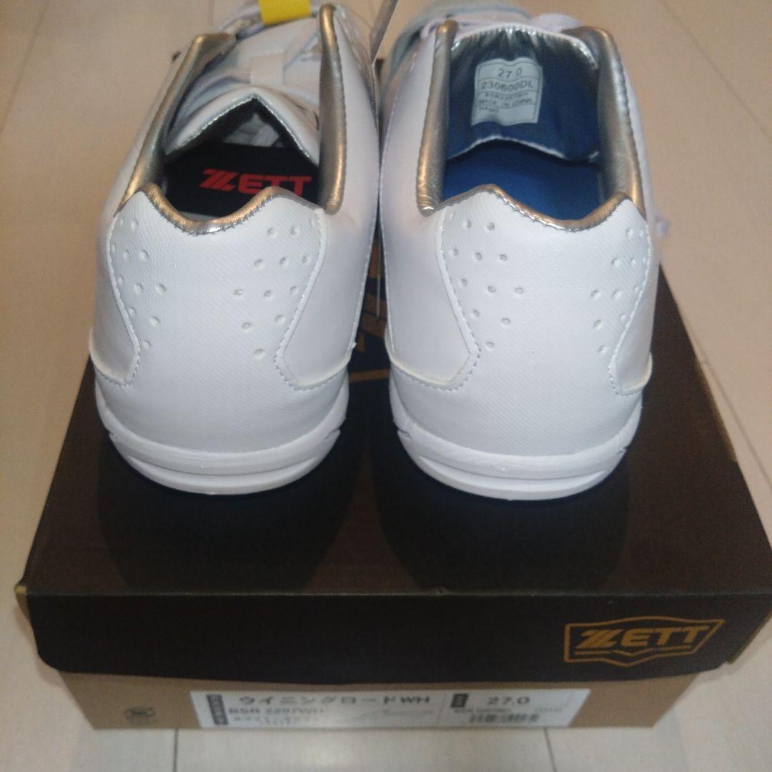 ZETT　ウイニングロードWH 27.0cm ホワイト