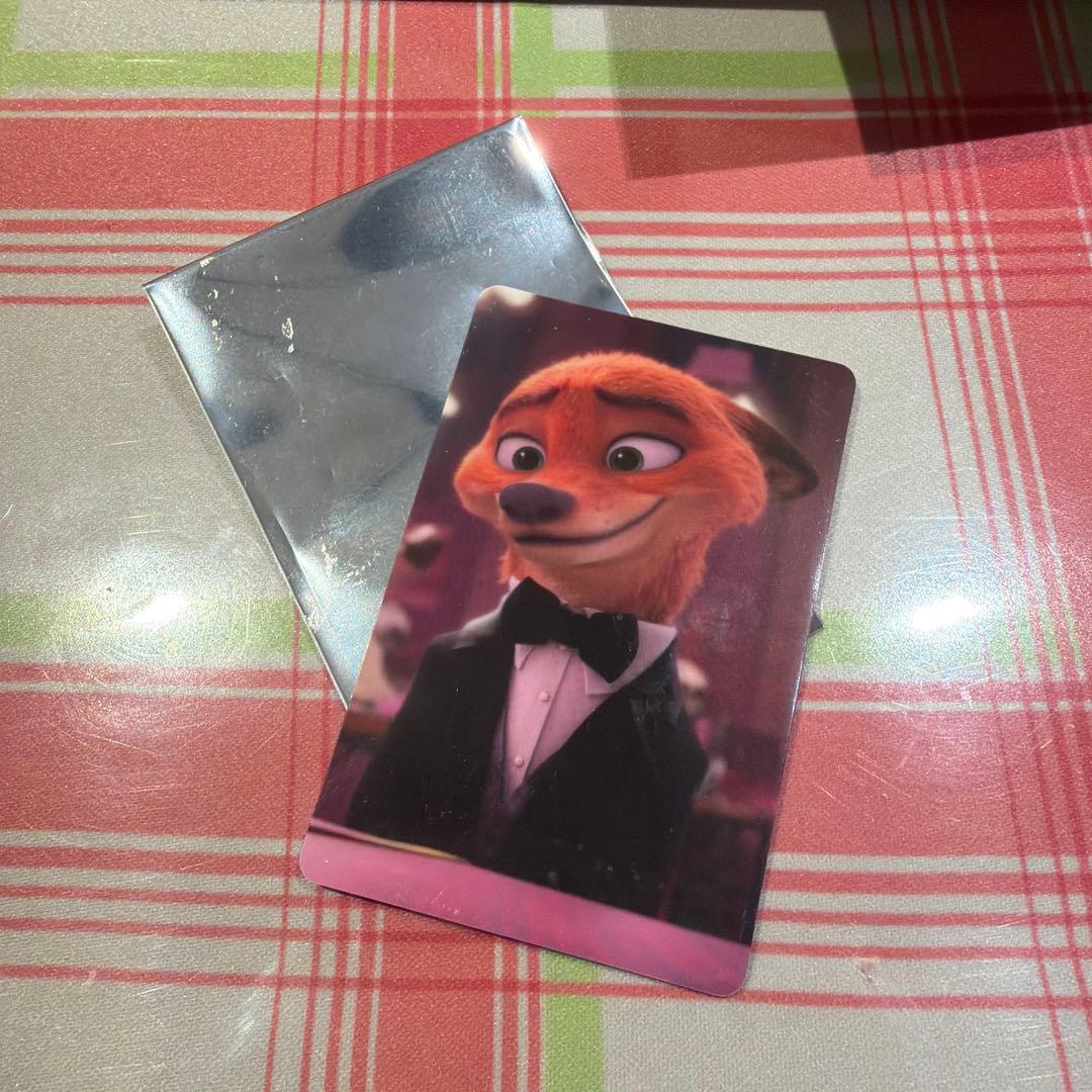 ズートピア2 オーマイカフェ 予約特典 コレクションカード ニック