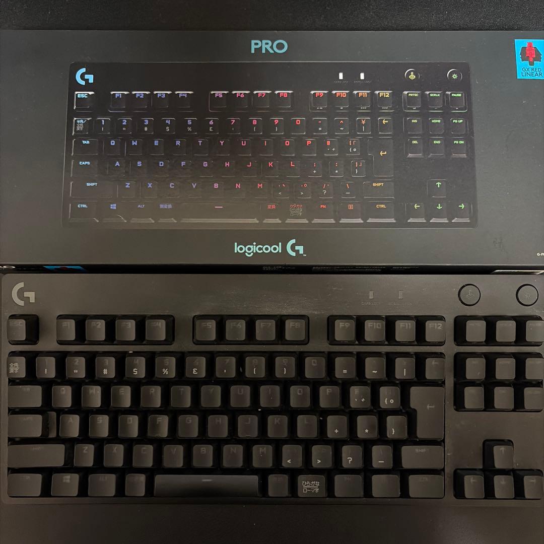 Logitech PRO RGBキーボード 本体(赤軸) ゲーミングキーボード PRO X TKL(Linear 赤軸) ブラック G-PKB-003WL