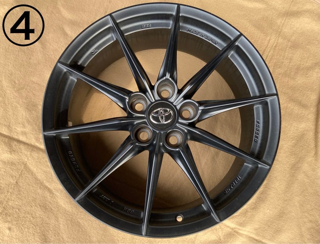GRヤリス 1stエディション 純正ホイール 鍛造マットブラック 純正